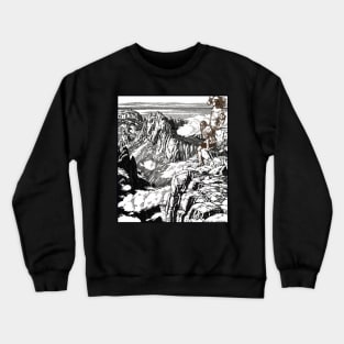 The Prince and The Little Mermaid - Ivan Bilibin Crewneck Sweatshirt